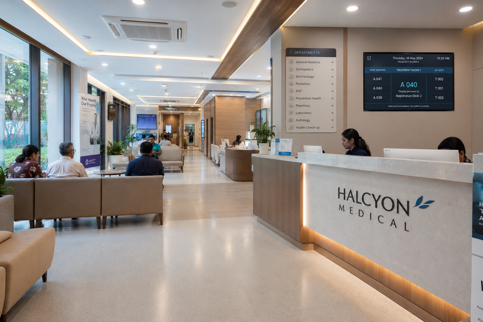 Clinic reception